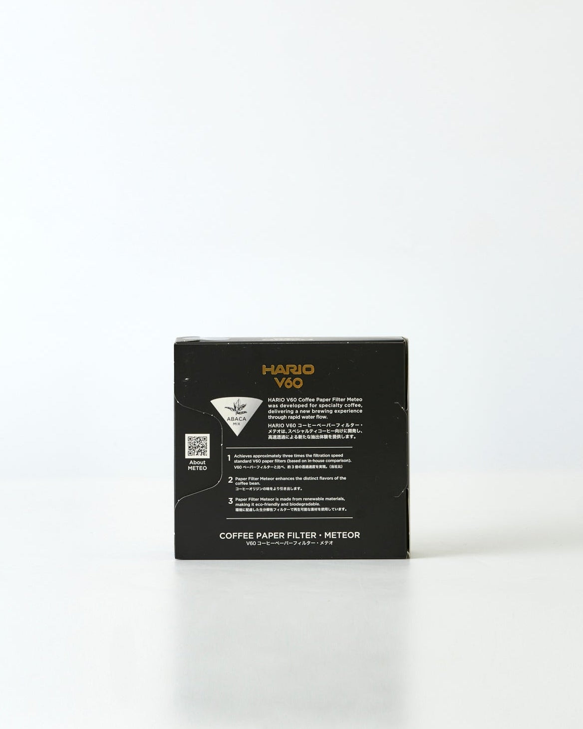 HARIO V60 Coffee Paper Filter METEOR